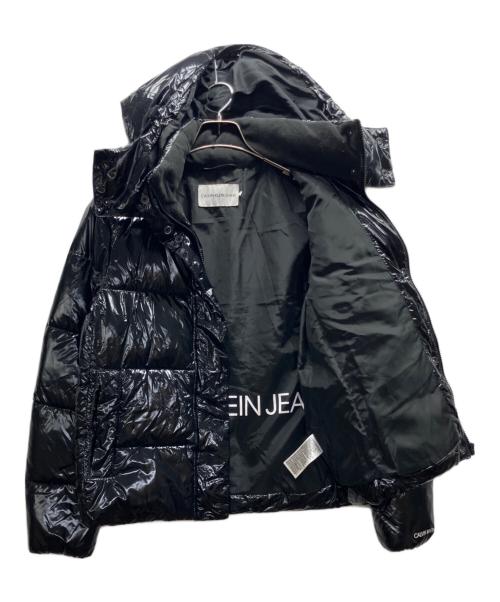 Calvin Klein Jeans（カルバンクラインジーンズ）Calvin Klein Jeans (カルバンクラインジーンズ) 中綿ジャケット ブラック サイズ:Sの古着・服飾アイテム
