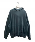 Graphpaperグラフペーパー）の古着「LOOPWHEELER for Graphpaper Classic Sweat Parka」｜ブルー×グレー