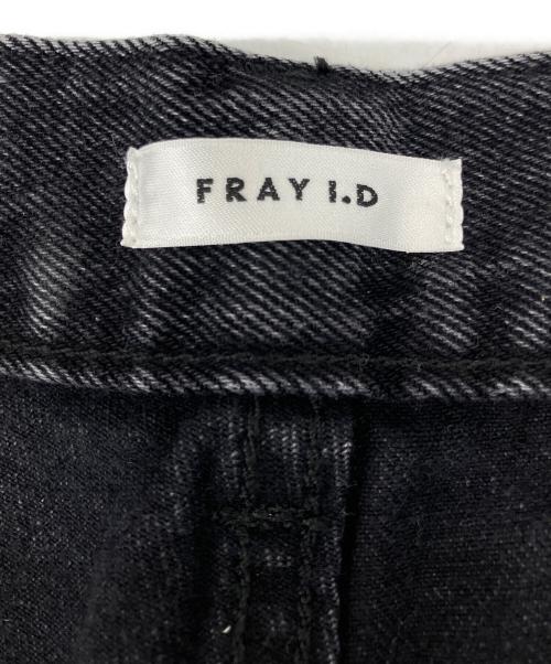 FRAY ID（フレイ アイディー）FRAY ID (フレイ アイディー) カットアウトバレルデニムパンツ グレー サイズ:SIZE 1の古着・服飾アイテム