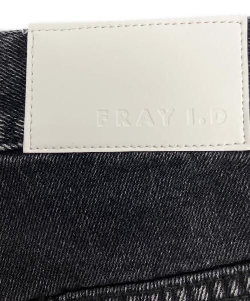 FRAY ID（フレイ アイディー）FRAY ID (フレイ アイディー) カットアウトバレルデニムパンツ グレー サイズ:SIZE 1の古着・服飾アイテム