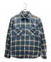 RRL（ダブルアールエル）の古着「チェックネルシャツ」｜ブルー