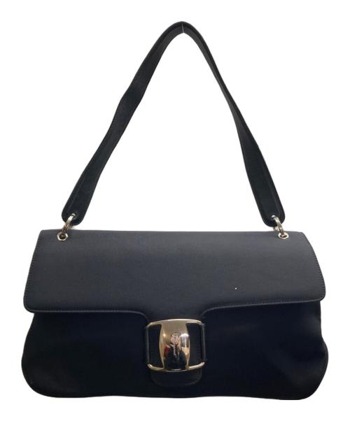 Salvatore Ferragamo（サルヴァトーレ フェラガモ）Salvatore Ferragamo (サルヴァトーレ フェラガモ) ワンショルダーバッグ ブラックの古着・服飾アイテム