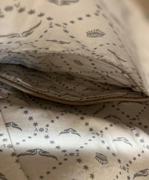 Zadig&Voltaire（ザディグエヴォルテール）ZADIG&VOLTAIRE (ザディグエヴォルテール) レザーショルダーバッグ ベージュの古着・服飾アイテム
