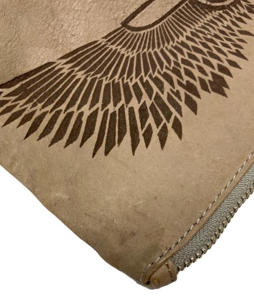 Zadig&Voltaire（ザディグエヴォルテール）ZADIG&VOLTAIRE (ザディグエヴォルテール) レザーショルダーバッグ ベージュの古着・服飾アイテム