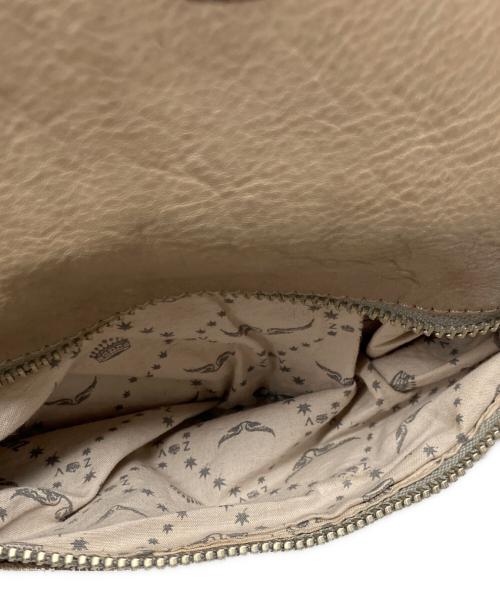Zadig&Voltaire（ザディグエヴォルテール）ZADIG&VOLTAIRE (ザディグエヴォルテール) レザーショルダーバッグ ベージュの古着・服飾アイテム