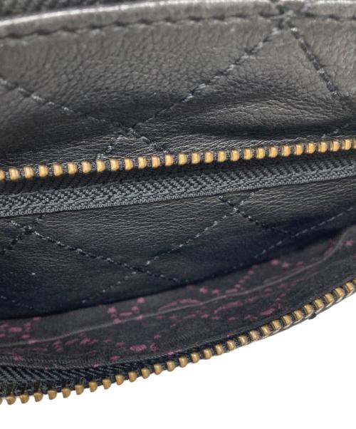 Zadig&Voltaire（ザディグエヴォルテール）Zadig&Voltaire (ザディグエヴォルテール) レザーチェーンショルダーバッグ ブラックの古着・服飾アイテム