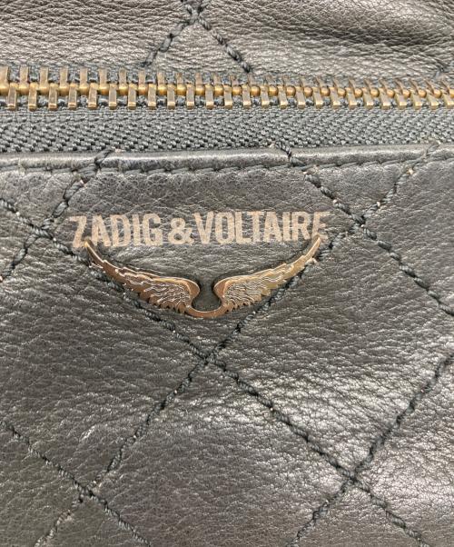 Zadig&Voltaire（ザディグエヴォルテール）Zadig&Voltaire (ザディグエヴォルテール) レザーチェーンショルダーバッグ ブラックの古着・服飾アイテム