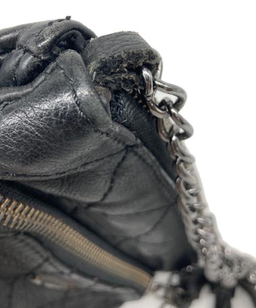 Zadig&Voltaire（ザディグエヴォルテール）Zadig&Voltaire (ザディグエヴォルテール) レザーチェーンショルダーバッグ ブラックの古着・服飾アイテム