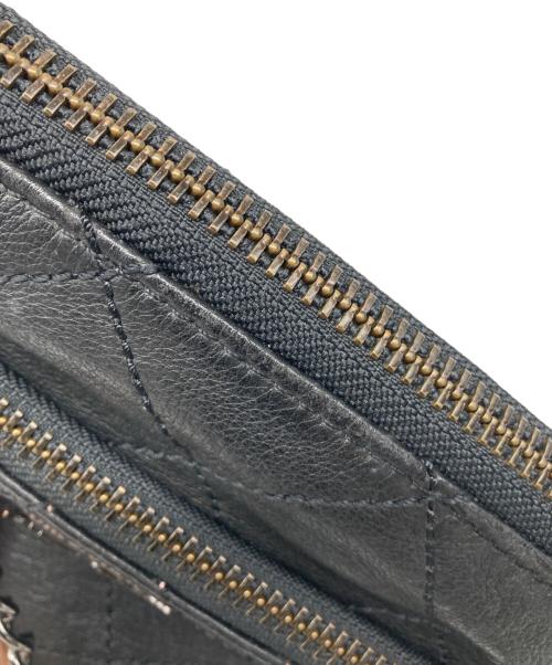 Zadig&Voltaire（ザディグエヴォルテール）Zadig&Voltaire (ザディグエヴォルテール) レザーチェーンショルダーバッグ ブラックの古着・服飾アイテム