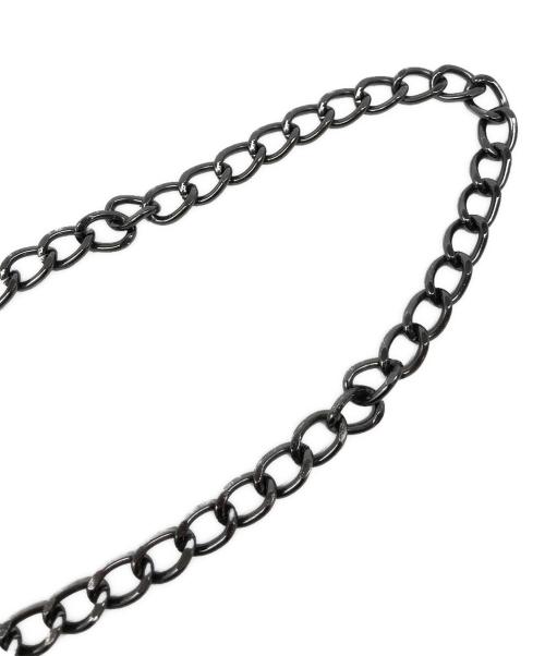 Zadig&Voltaire（ザディグエヴォルテール）Zadig&Voltaire (ザディグエヴォルテール) レザーチェーンショルダーバッグ ブラックの古着・服飾アイテム