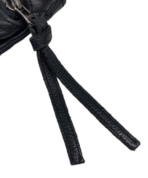 Zadig&Voltaire（ザディグエヴォルテール）Zadig&Voltaire (ザディグエヴォルテール) レザーチェーンショルダーバッグ ブラックの古着・服飾アイテム