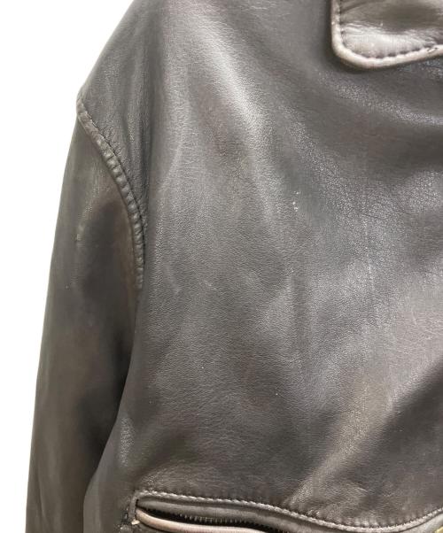 echtes leder（エヒテス レーダァ）echtes leder (エヒテス レーダァ) ファー付レザージャケット ブラウン サイズ:Lの古着・服飾アイテム