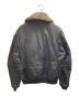 echtes leder (エヒテス レーダァ) ファー付レザージャケット ブラウン サイズ:L：10000円