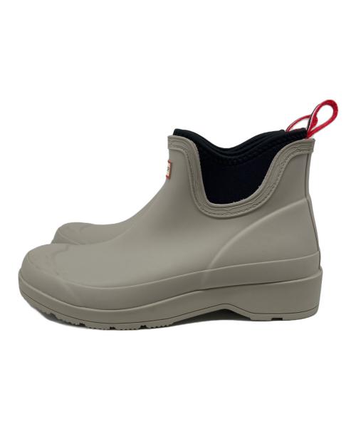 HUNTER（ハンター）HUNTER (ハンター) PLAY CHELSEA NEOPRENE BOOT ベージュ サイズ:UK6の古着・服飾アイテム