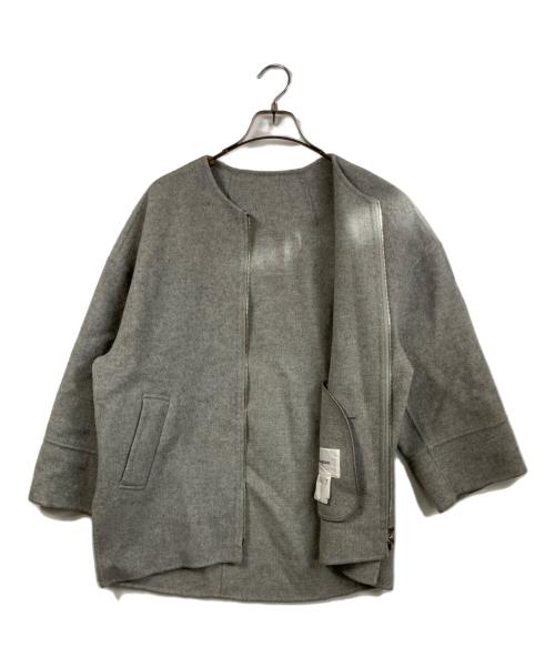 Diagram（ダイアグラム）Diagram (ダイアグラム) フードストールリバーコート グレー サイズ:36の古着・服飾アイテム