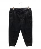 WILDSIDE YOHJI YAMAMOTOワイルドサイド ヨウジ ヤマモト）の古着「Cotton Chino Rib Pants」｜ブラック