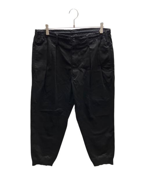 WILDSIDE YOHJI YAMAMOTO（ワイルドサイド ヨウジ ヤマモト）WILDSIDE YOHJI YAMAMOTO (ワイルドサイド ヨウジ ヤマモト) Cotton Chino Rib Pants ブラック サイズ:SIZE 3 未使用品の古着・服飾アイテム