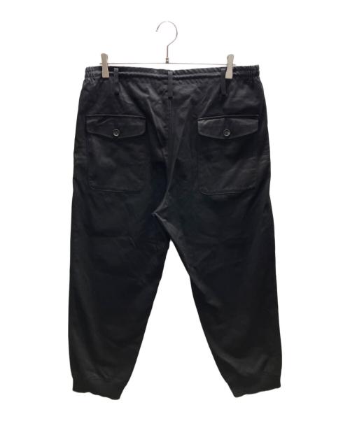 WILDSIDE YOHJI YAMAMOTO（ワイルドサイド ヨウジ ヤマモト）WILDSIDE YOHJI YAMAMOTO (ワイルドサイド ヨウジ ヤマモト) Cotton Chino Rib Pants ブラック サイズ:SIZE 3 未使用品の古着・服飾アイテム