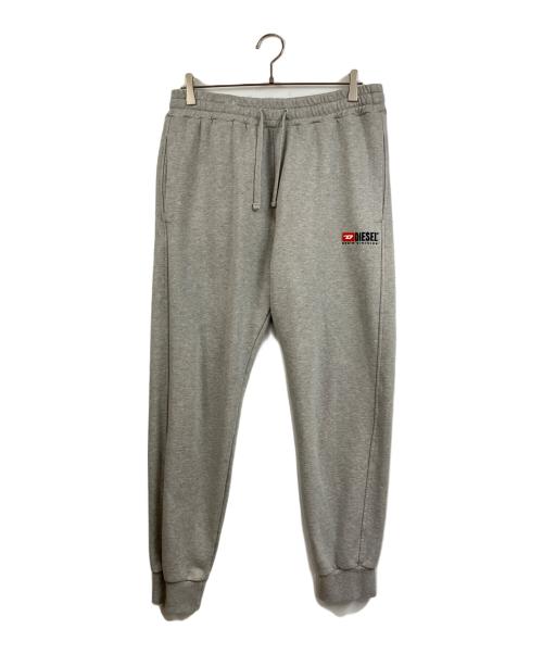 DIESEL（ディーゼル）DIESEL (ディーゼル) ロゴスウェットパンツ グレー サイズ:Ⅼの古着・服飾アイテム