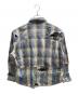 PODEROSA (ポデローサ) DOCKING PLAID SHIRT ブルー サイズ:L：20000円