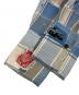 中古・古着 PODEROSA (ポデローサ) DOCKING PLAID SHIRT ブルー サイズ:L：20000円