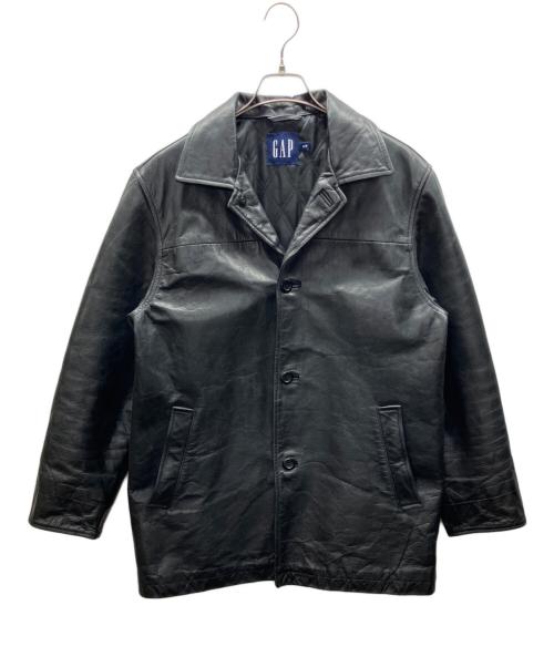 GAP（ギャップ）GAP (ギャップ) レザー カーコート ブラック サイズ:Sの古着・服飾アイテム