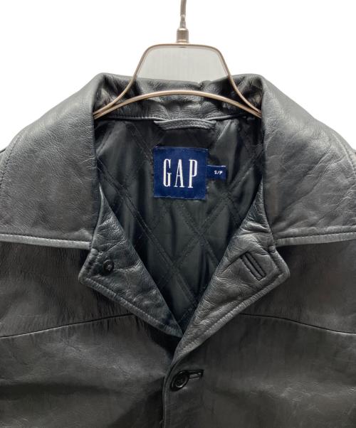 GAP（ギャップ）GAP (ギャップ) レザー カーコート ブラック サイズ:Sの古着・服飾アイテム