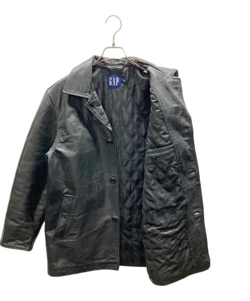 GAP（ギャップ）GAP (ギャップ) レザー カーコート ブラック サイズ:Sの古着・服飾アイテム