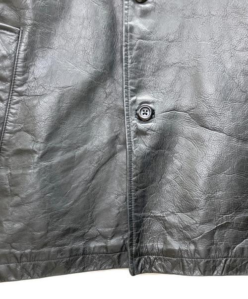 GAP（ギャップ）GAP (ギャップ) レザー カーコート ブラック サイズ:Sの古着・服飾アイテム