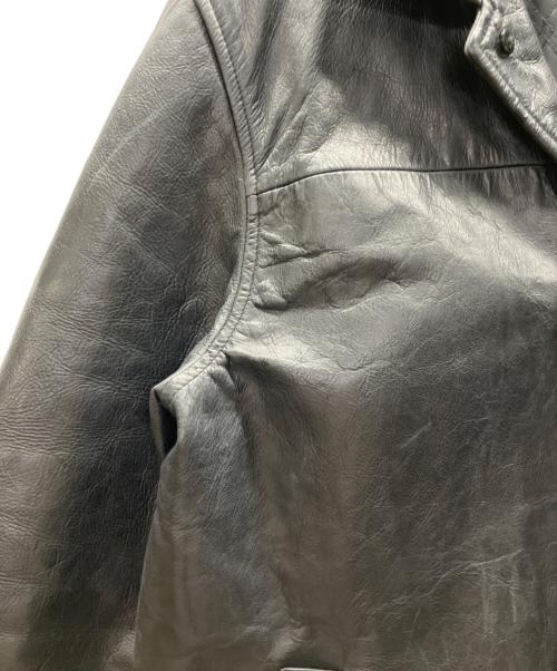 GAP（ギャップ）GAP (ギャップ) レザー カーコート ブラック サイズ:Sの古着・服飾アイテム
