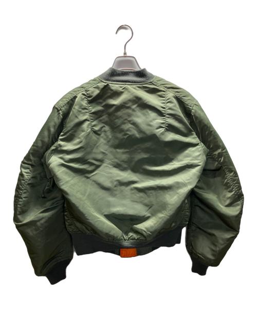 ALPHA（アルファ）ALPHA (アルファ) MA-1ジャケット カーキ サイズ:Sの古着・服飾アイテム