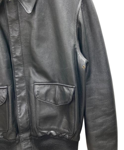 cooper（クーパー）COOPER (クーパー) A-2 フライトジャケット ブラック サイズ:38の古着・服飾アイテム