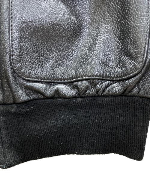 cooper（クーパー）COOPER (クーパー) A-2 フライトジャケット ブラック サイズ:38の古着・服飾アイテム