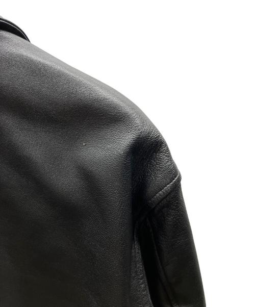 cooper（クーパー）COOPER (クーパー) A-2 フライトジャケット ブラック サイズ:38の古着・服飾アイテム