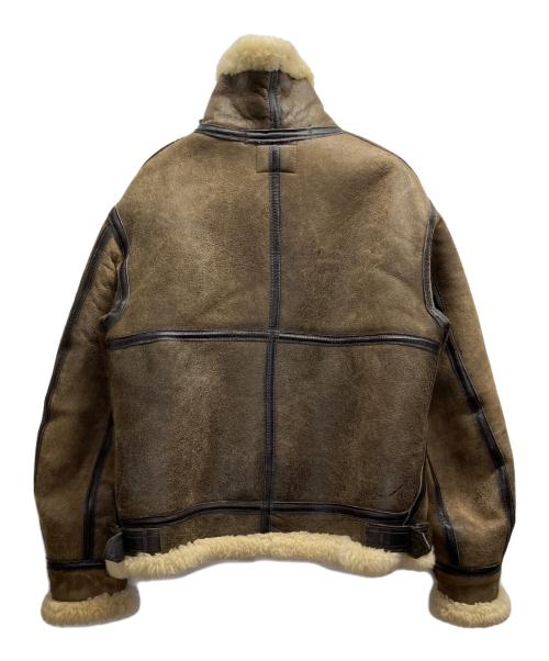 AVIREX（アヴィレックス）AVIREX (アヴィレックス) B-3 ムートンジャケット ブラウン サイズ:36の古着・服飾アイテム