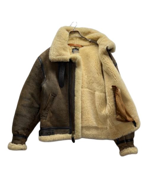 AVIREX（アヴィレックス）AVIREX (アヴィレックス) B-3 ムートンジャケット ブラウン サイズ:36の古着・服飾アイテム