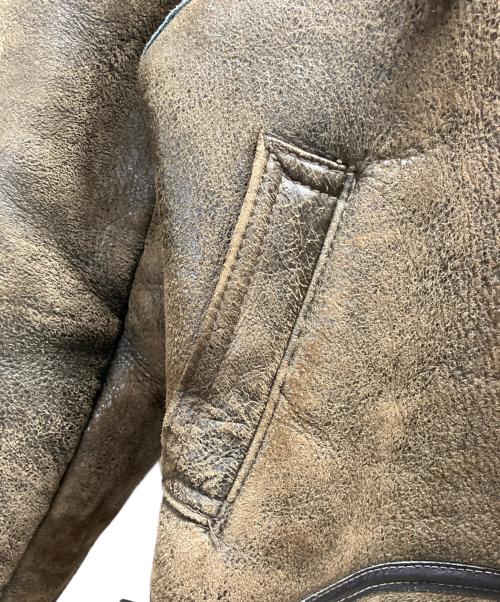 AVIREX（アヴィレックス）AVIREX (アヴィレックス) B-3 ムートンジャケット ブラウン サイズ:36の古着・服飾アイテム