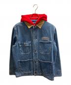 SUPREMEシュプリーム）の古着「Hooded chore coat」｜ブルー