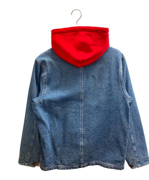 SUPREME（シュプリーム）SUPREME (シュプリーム) Hooded chore coat ブルー サイズ:Sの古着・服飾アイテム