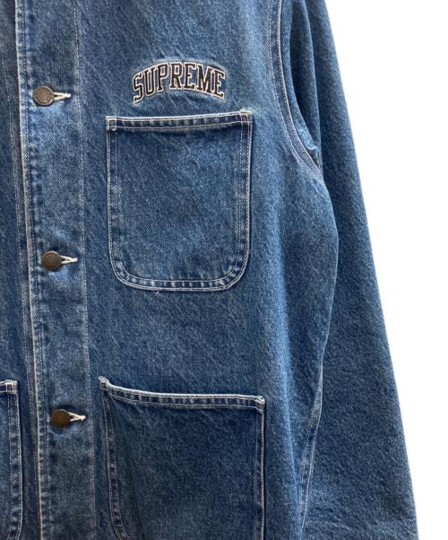 SUPREME（シュプリーム）SUPREME (シュプリーム) Hooded chore coat ブルー サイズ:Sの古着・服飾アイテム