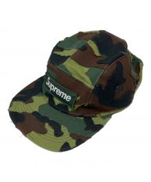 SUPREME（シュプリーム）の古着「レイヤードカモキャンプキャップ」｜カーキ