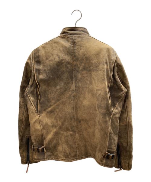 Liugoo Leathers（リューグーレザーズ）LIUGOO LEATHERS (リューグーレザーズ) レザージャケット ブラウン サイズ:Lの古着・服飾アイテム