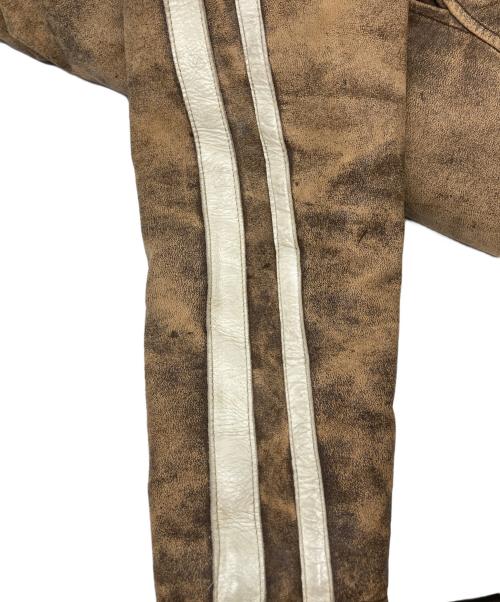 Liugoo Leathers（リューグーレザーズ）LIUGOO LEATHERS (リューグーレザーズ) レザージャケット ブラウン サイズ:Lの古着・服飾アイテム