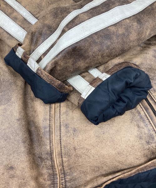 Liugoo Leathers（リューグーレザーズ）LIUGOO LEATHERS (リューグーレザーズ) レザージャケット ブラウン サイズ:Lの古着・服飾アイテム
