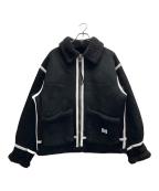BEDWIN &THE HEARTBREAKERSベドウィンアンドザ ハートブレイカーズ）の古着「TYPE B3 FAKE MOUTON JACKET」｜ブラック