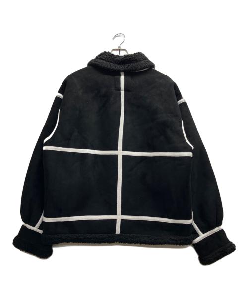 BEDWIN &THE HEARTBREAKERS（ベドウィンアンドザ ハートブレイカーズ）BEDWIN &THE HEARTBREAKERS (ベドウィンアンドザ ハートブレイカーズ) TYPE B3 FAKE MOUTON JACKET ブラック サイズ:-の古着・服飾アイテム