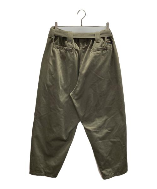 TIGHTBOOTH PRODUCTION（タイトブースプロダクション）TIGHTBOOTH PRODUCTION (タイトブースプロダクション) herringbone balloon pants カーキ サイズ:Mの古着・服飾アイテム