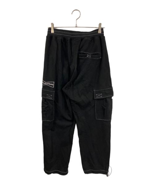 BlackEyePatch（ブラックアイパッチ）BlackEyePatch (ブラックアイパッチ) スウェットカーゴパンツ ブラック サイズ:Mの古着・服飾アイテム
