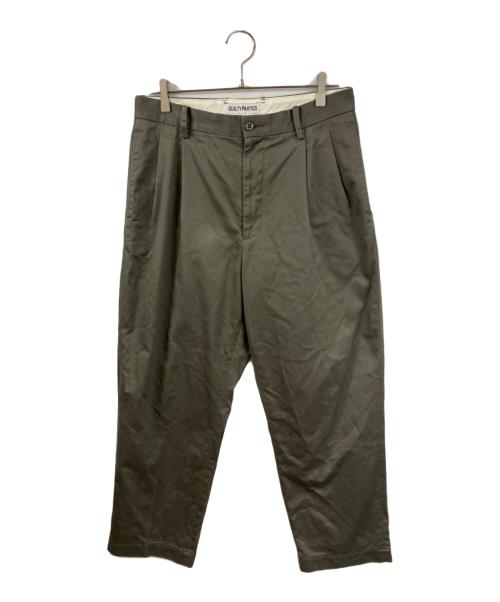 WACKO MARIA（ワコマリア）WACKO MARIA (ワコマリア) テーパードトラウザーパンツ グレー サイズ:Lの古着・服飾アイテム