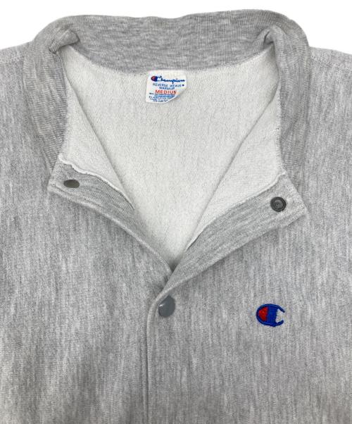 Champion REVERSE WEAVE（チャンピオン リバース ウィーブ）Champion REVERSE WEAVE (チャンピオン リバース ウィーブ) スウェットカーディガン ライトグレー サイズ:Ⅿの古着・服飾アイテム